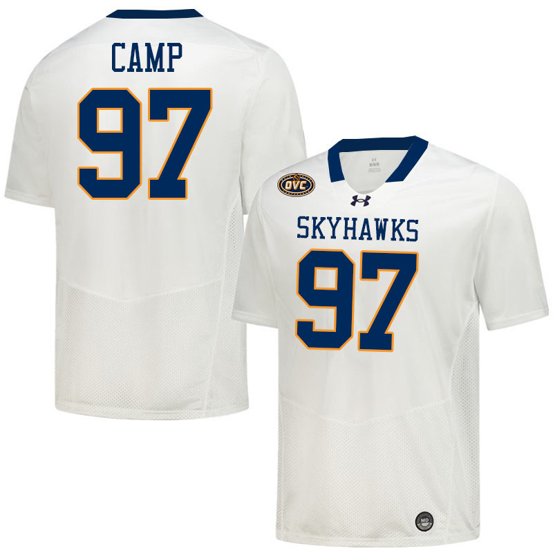 UT Martin Skyhawks #97 Toby Camp College Football Jerseys,Uniforms-White
